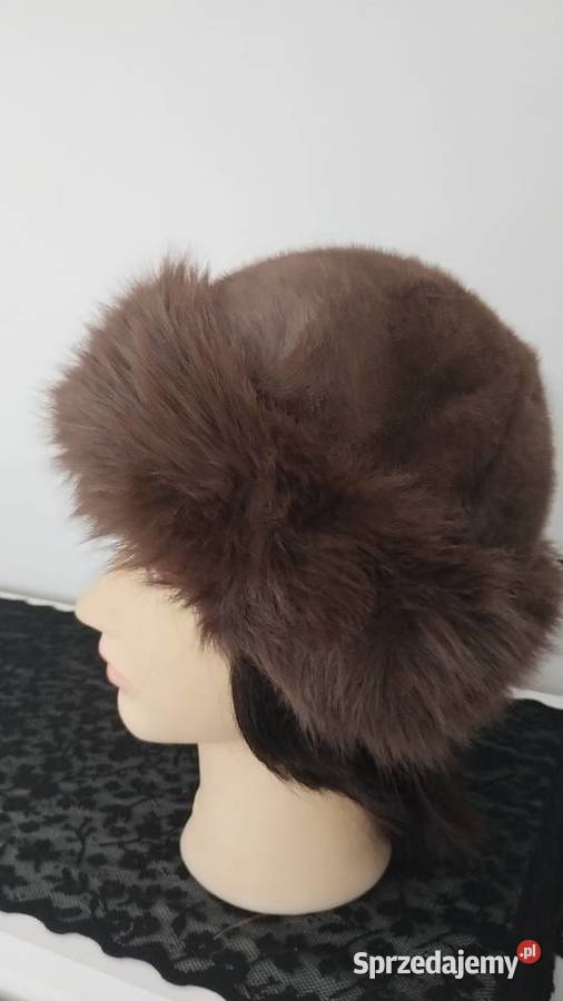 Ciepła czapka vintage Hażlach