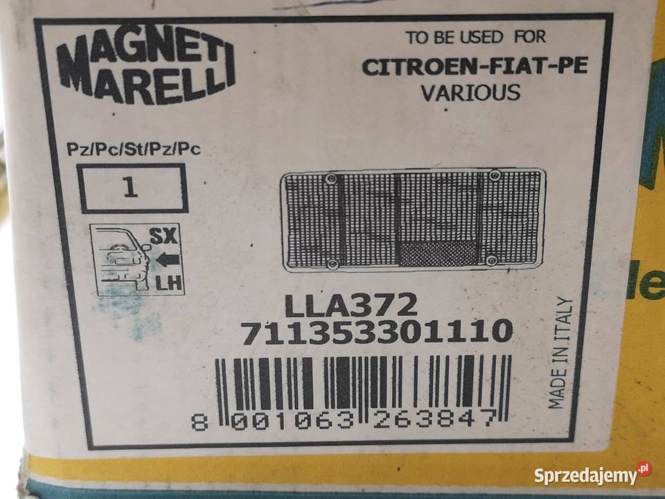 LAMPA LEWY TYŁ IVECO DAILY II 1999 NOWA MAGNETI