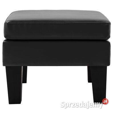 vidaXL Podnóżek czarny sztuczna skóra288775 sprzedam