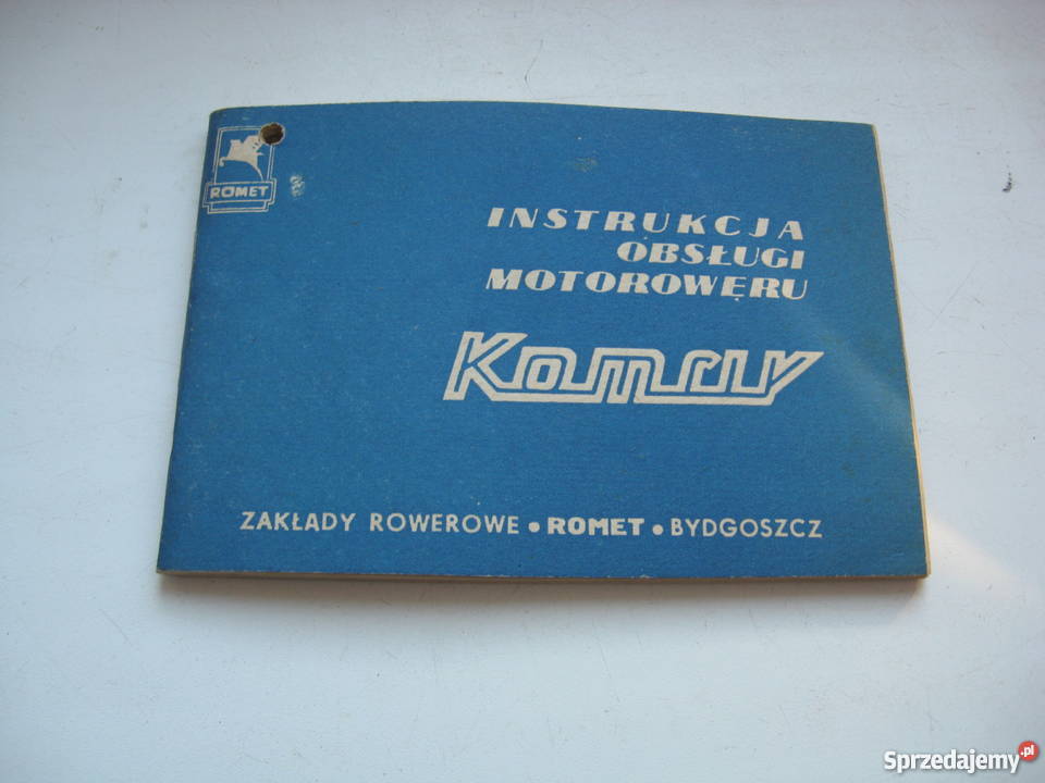 Oryginał instrukcja KOMAR 232823302338 warmińsko-mazurskie Grodziczno