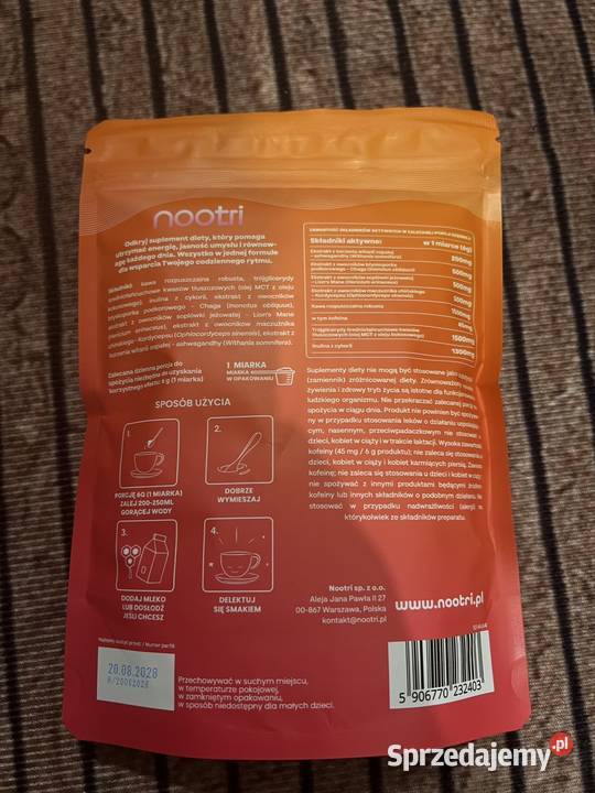Nootri Kawa z adaptogenami 180 g 30 porcji