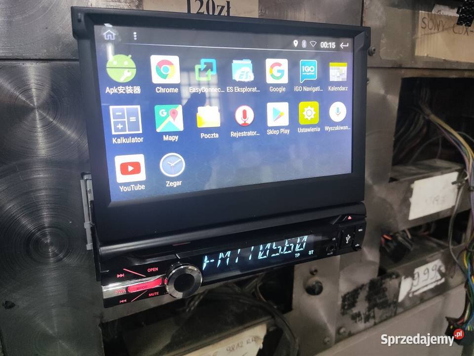 Radio Android z DVD BT Ekran wysuwany 7