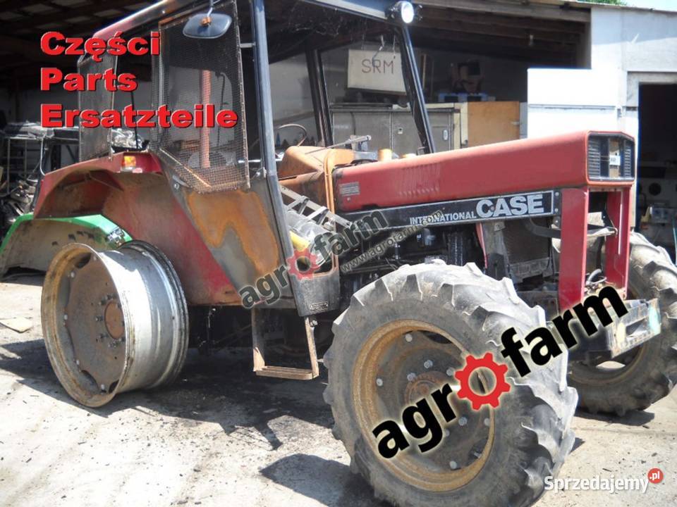 Case 743 części skrzynia biegów silnik most oś