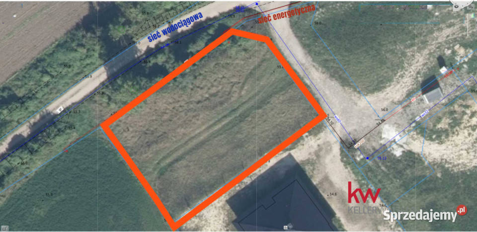 sprzedaży gruntu 980m2 Prusim budowlana wielkopolskie