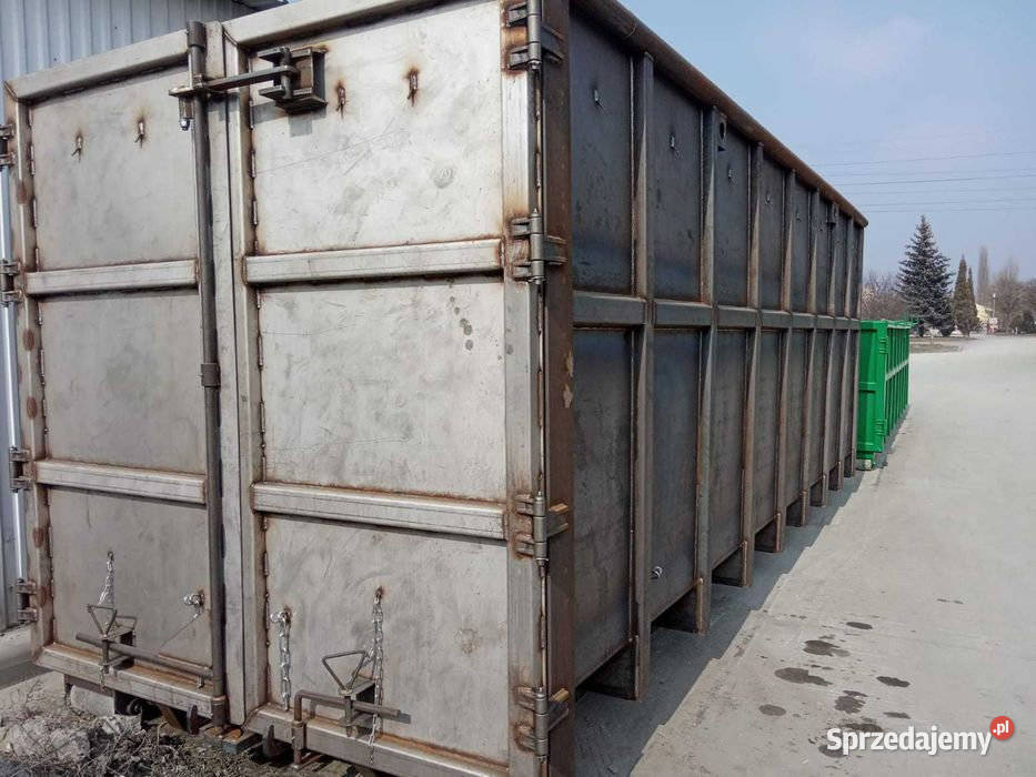 Hakowiec kontener Kp40 na zlom Żarów