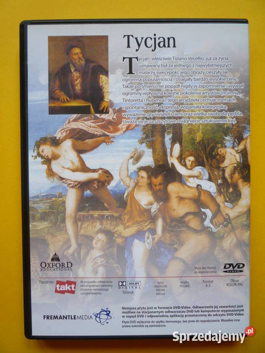 Tycjan NOWY Film DVD Wielka Kolekcja Sławnych Szczecin sprzedam
