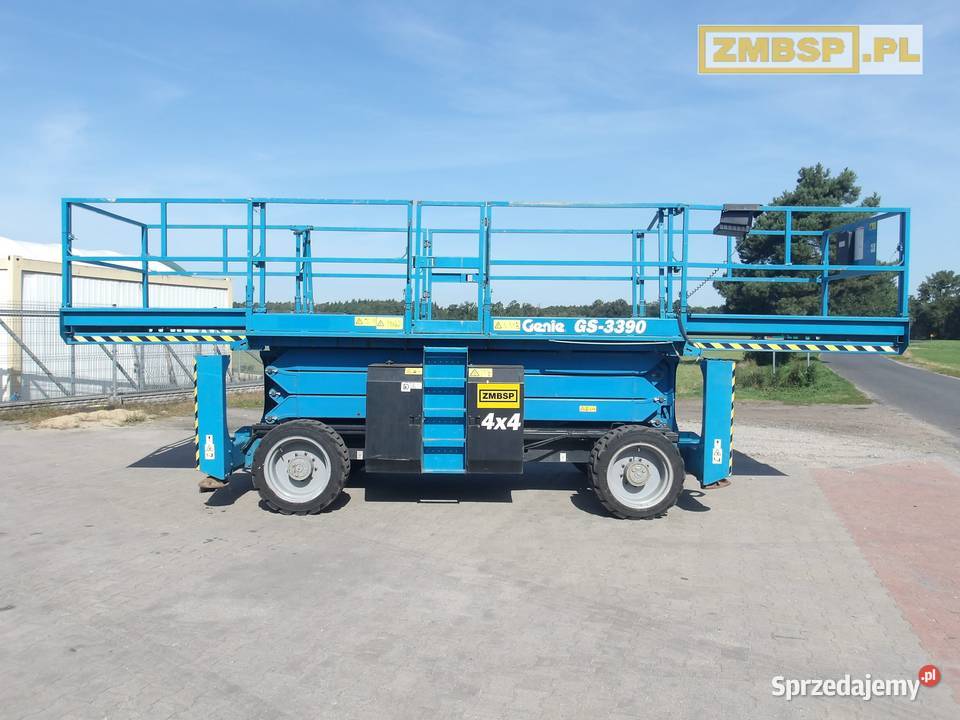 Podnośnik nożycowy spalinowy Genie GS3390 RT 4x4 Pleszew