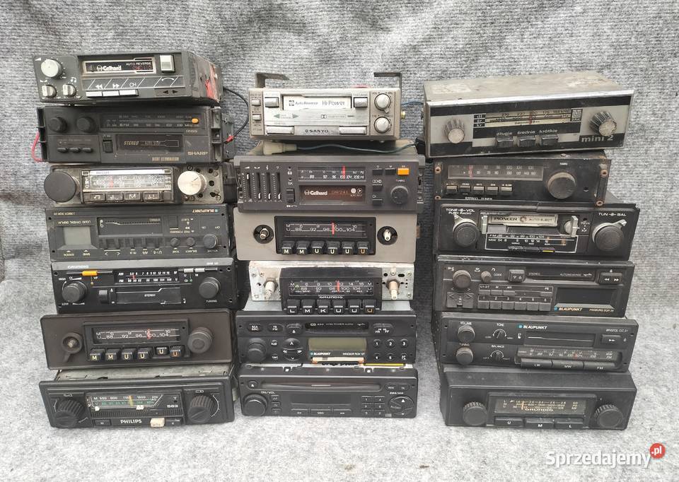 Stare radia samochodowe oldtimer klasyk aktualne Antyki Leszno sprzedam