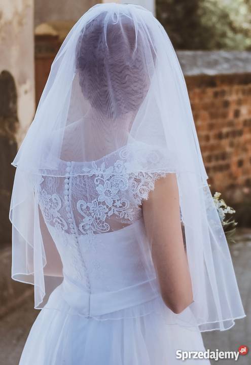 Sprzedam śnieżnobiałą suknię ślubną w rozmiarze Gostyń