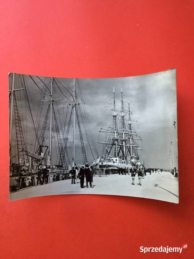 2236 Widokówka Z Żaglowcami Antykwariat zachodniopomorskie Szczecin