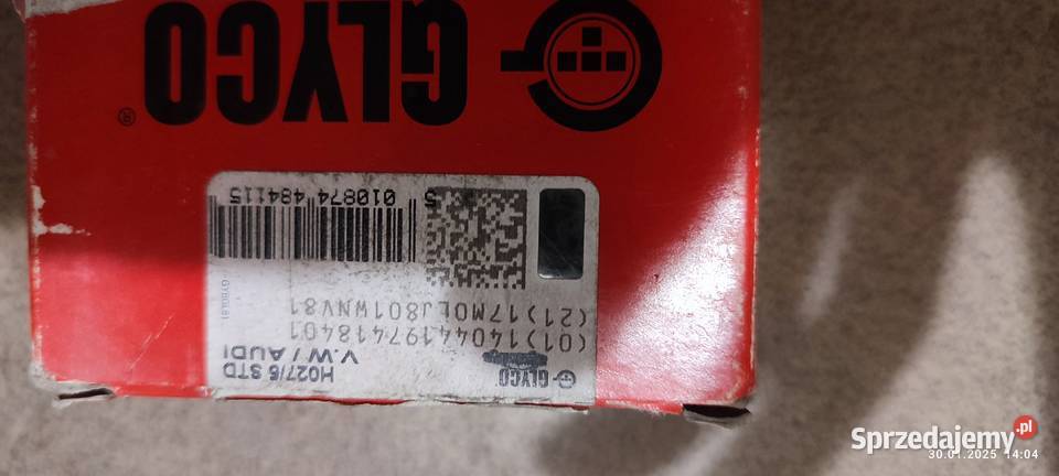 Tuleja łożyska wału korbowego GLYCO H0275 STD Dobre Miasto