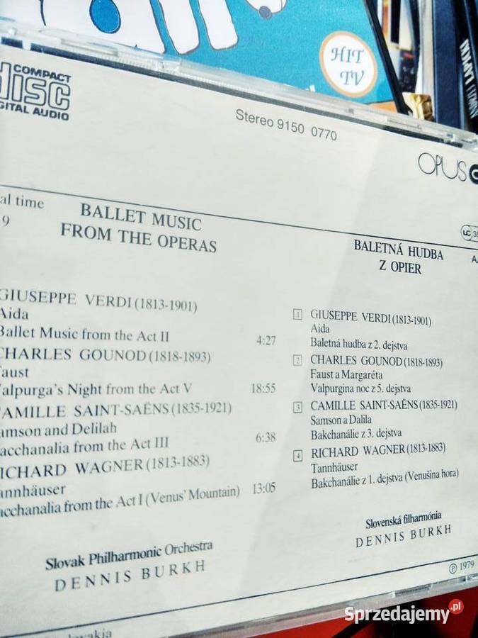 Ballet music from the operas muzyka klasyczna Warszawa