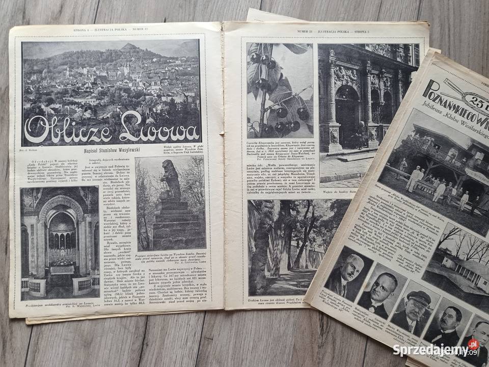 Ilustracja Polska archiwalny przedwojenny wielkopolskie Wronki