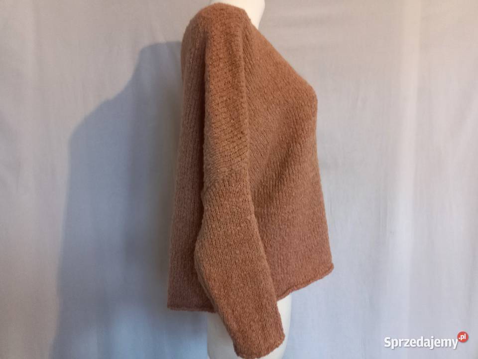 SWETER brązowy DAMSKI r 40 boucl NOWY Białystok sprzedam