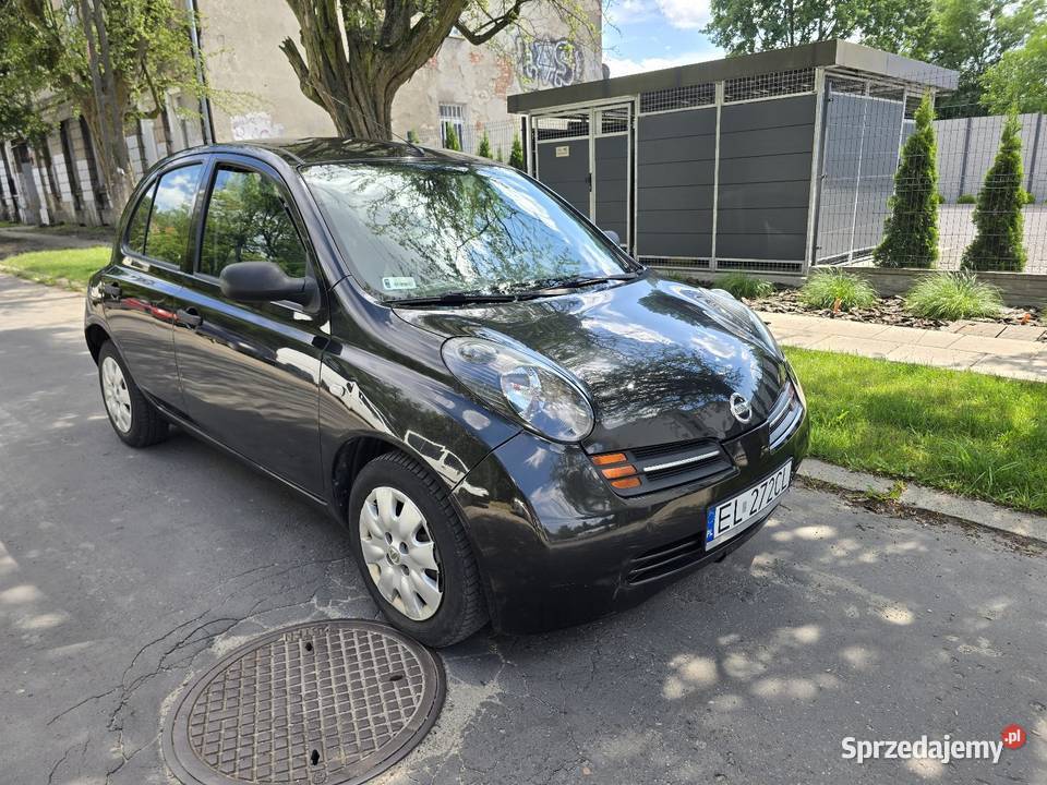 Nissan micra 12 benzyna 2005 Zarejestrowany w Polsce łódzkie Łódź