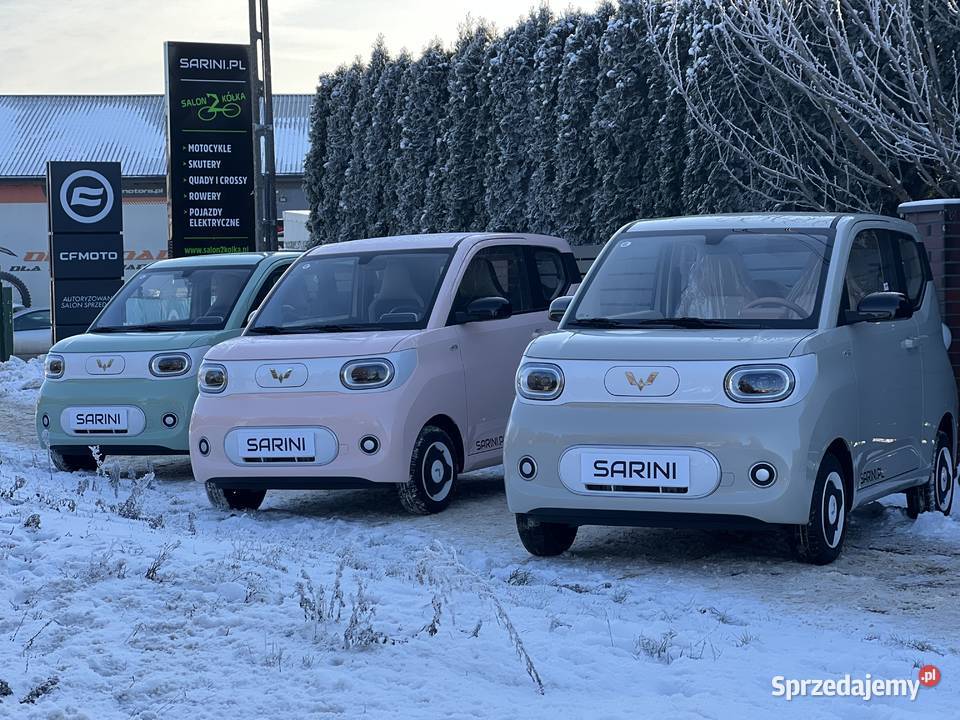SARINI LILI Nowoczesny samochód elektryczny L7e kamera cofania Nakło nad Notecią