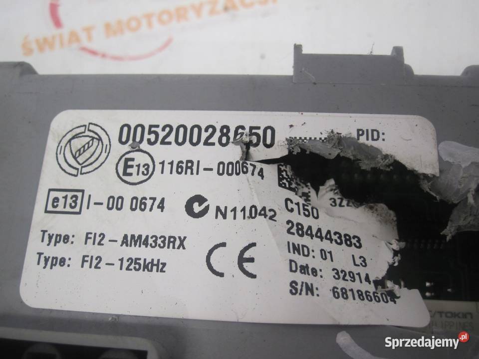 OPEL COMBO D moduł BSI 00520028650 28444383 Kielce