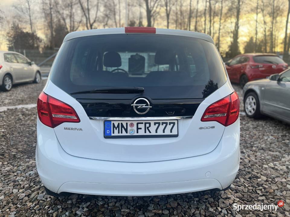 OPEL MERIVA 14 TURBO biały świętokrzyskie Ostrowiec Świętokrzyski