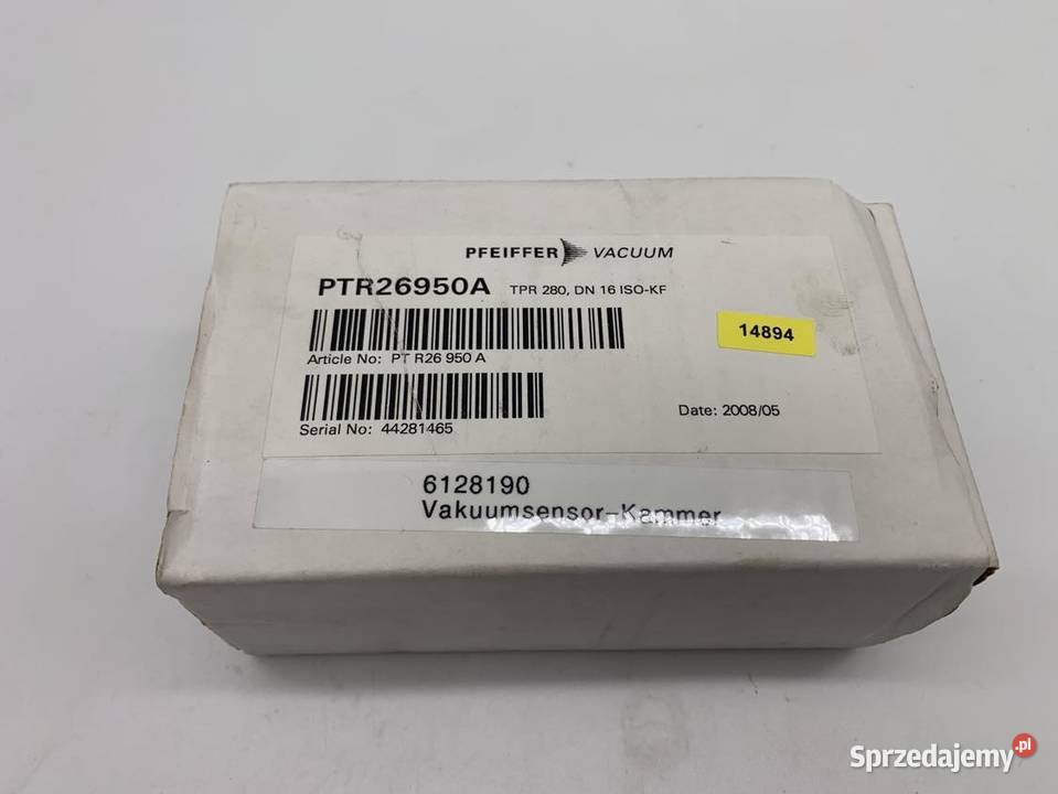 Pfeiffer Vacuum TPR 280 PTR26950A Pirani Gauge Warszawa