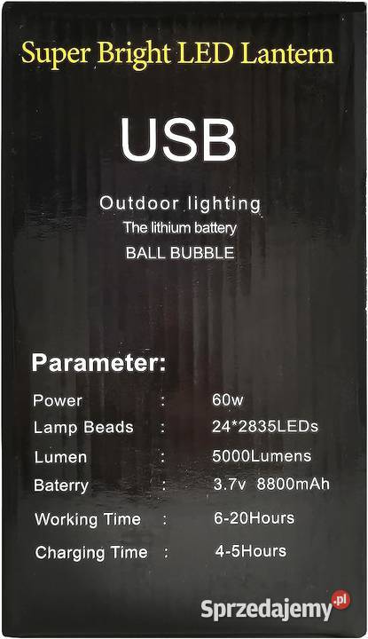 LETOUR Lampa kempingowa sprzedam