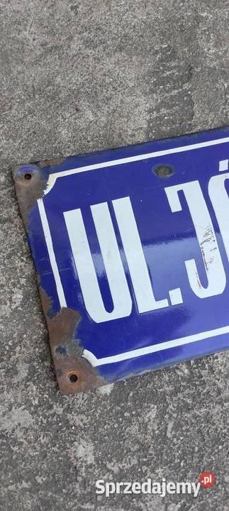 Tablica ulica JÓZEFA WYBICKIEGO Emaliowane z Pozostałe mazowieckie Poświętne sprzedam