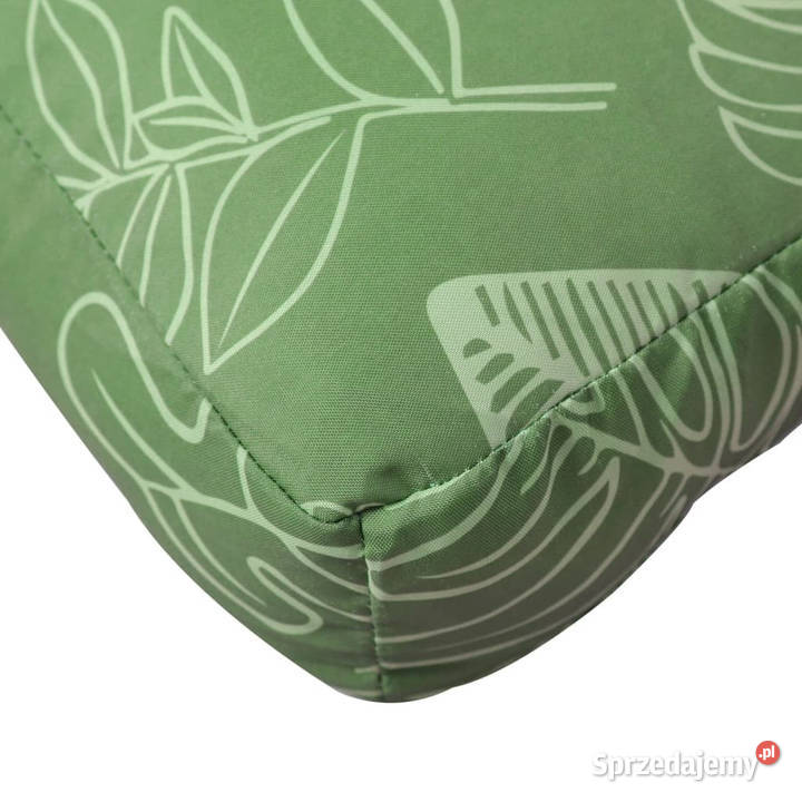 Poduszka na palety wzór w liście 70x40x12