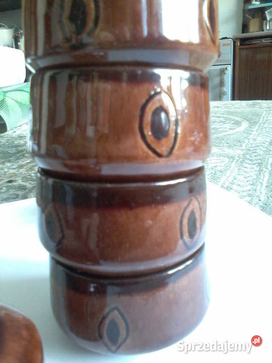 małe ceramiczne czarki do sake brązowy Częstochowa