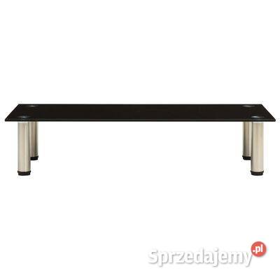 vidaXL Stojak pod TV czarny 80x35x17 szkło Warszawa