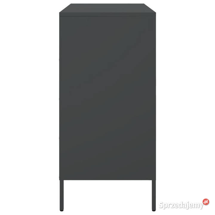 Szafka czarna 68x39x79 stal WM842952 Warszawa