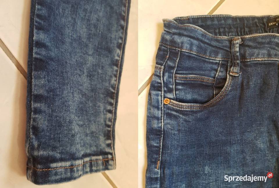High waist Jeansy dżinsy spodnie damskie z niebieski świętokrzyskie Kielce