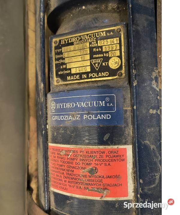 Pompa głębinowa grudziąc Szczucin