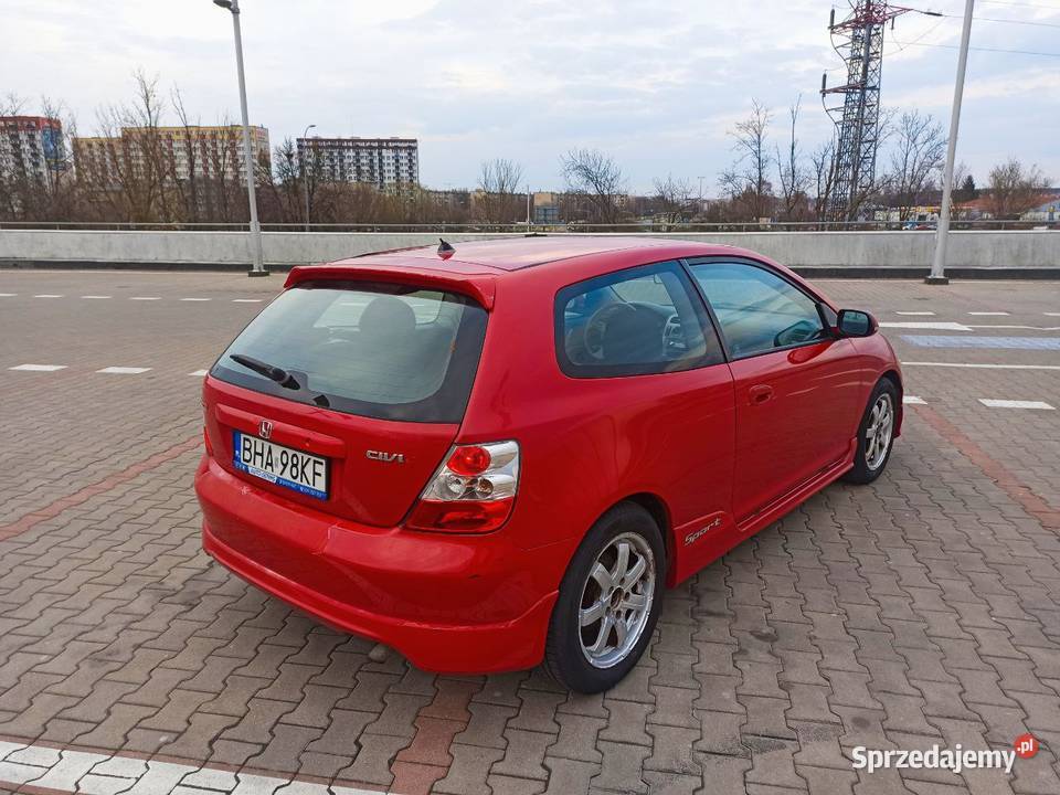 Honda Civic VII sport Hatchback 14 66kW Zadbany Civic podlaskie Białystok