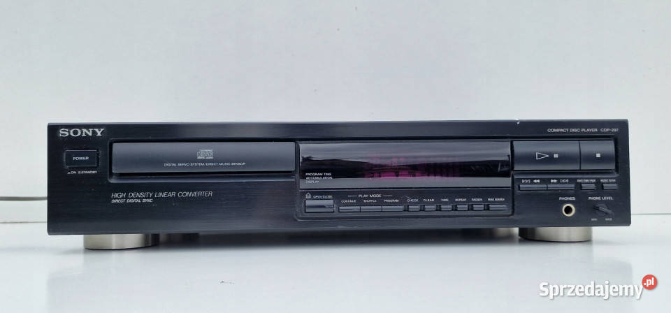 Cd player SONY 297 CDP297 odtwarzacz kompaktowy Międzychód sprzedam