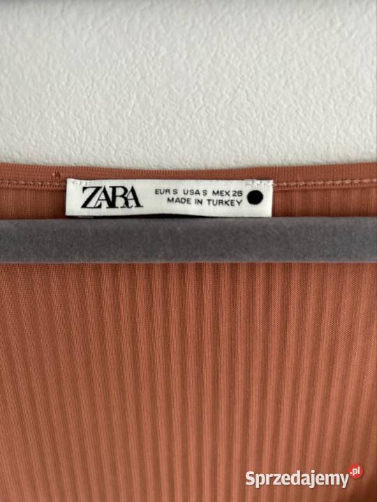 Bluzka Zara S bluzka na ramiączkach Zara Wyszków