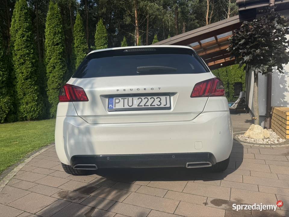 Peugeot 308 T9 biała perła panorama full LED Turek sprzedam