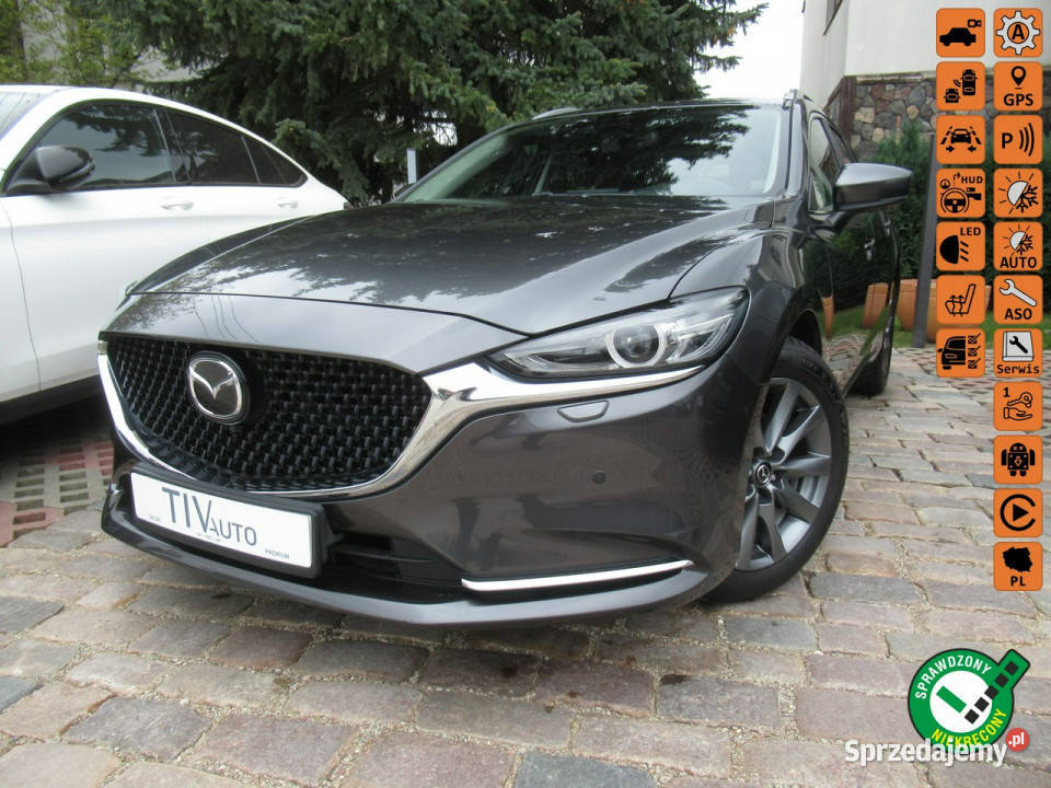 Mazda 6 BEZSZKODOWY Fabryczna Gwarancja HUD ACC Warszawa