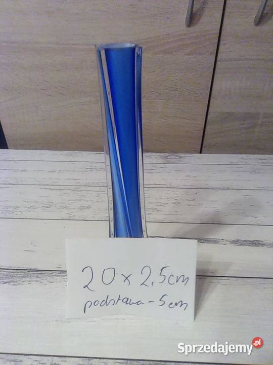 2 wazony kobaltowe 1 wazon ciemny Miechów