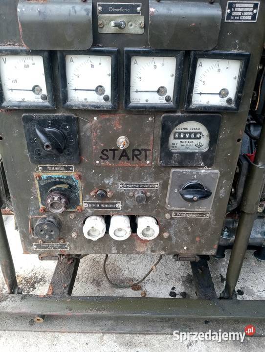 Agregat prądotwórczy wojskowy PAB 4 Diesel 400V łódzkie Kutno