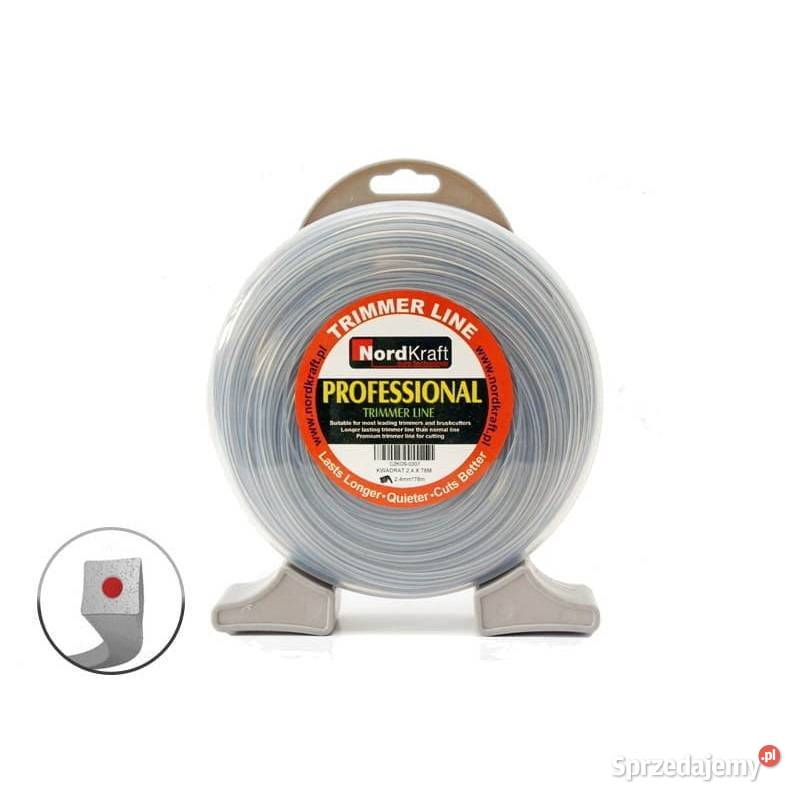 Żyłka tnąca kwadrat 24mm78m DUALCUT Spalinowe Ostrołęka