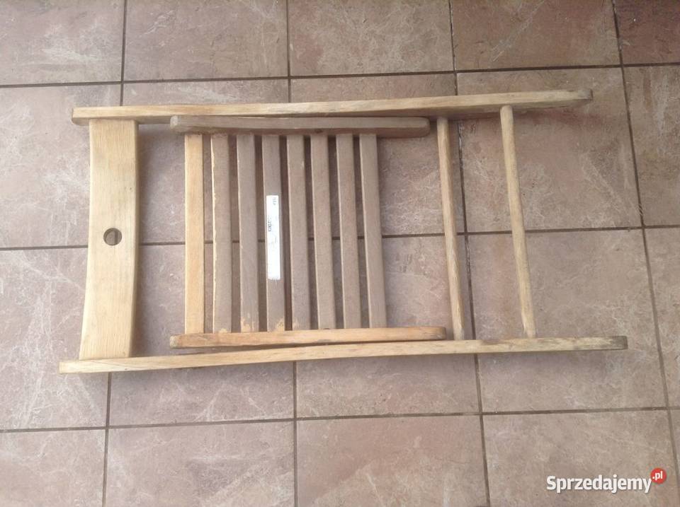 Składane drewniane krzesło ogrodowe tarasowe drewno opolskie Opole sprzedam