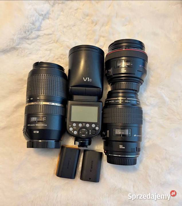 Canon professional camera and lens Suwałki