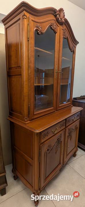 Piękny kredens ludwikowski czereśniasklep Dąbrowa Górnicza