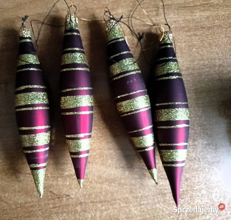 Bombki szklane sople Tarnobrzeg