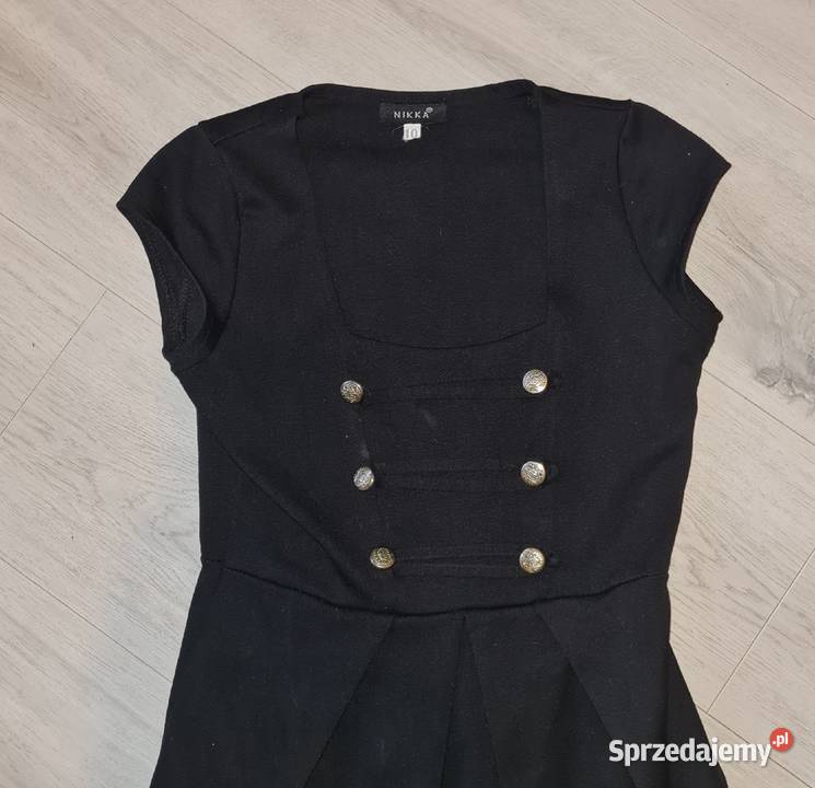 Sukienka damska czerń guziki 3638 łódzkie Łódź sprzedam