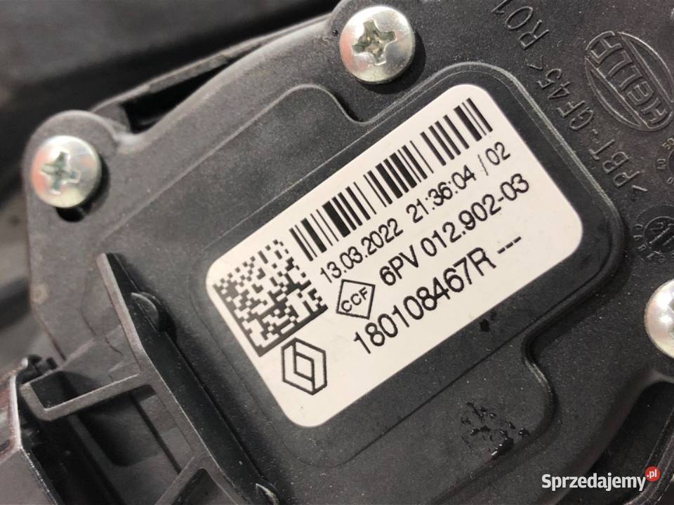 PEDAŁY MANUAL DACIA DUSTER 180108467R 15 116