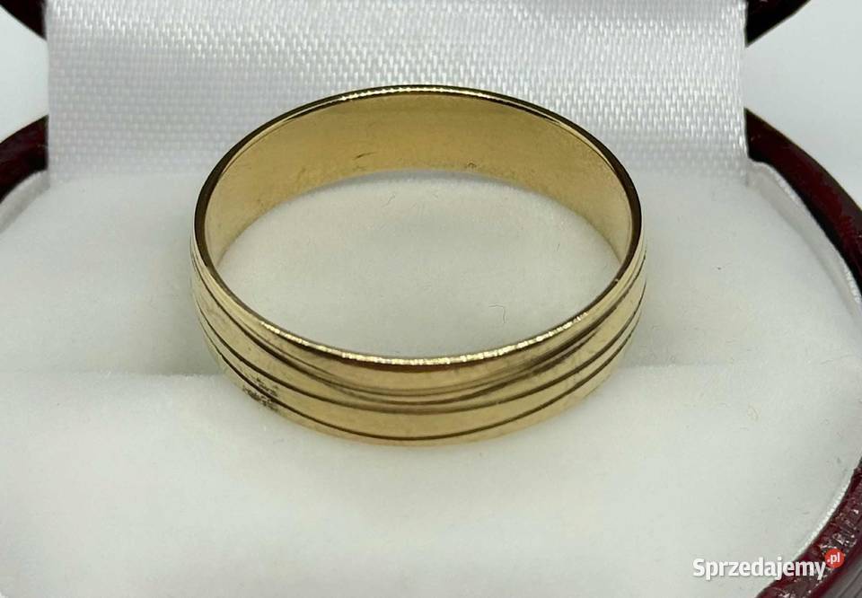 Złota Obrączka pr 585 578g R31