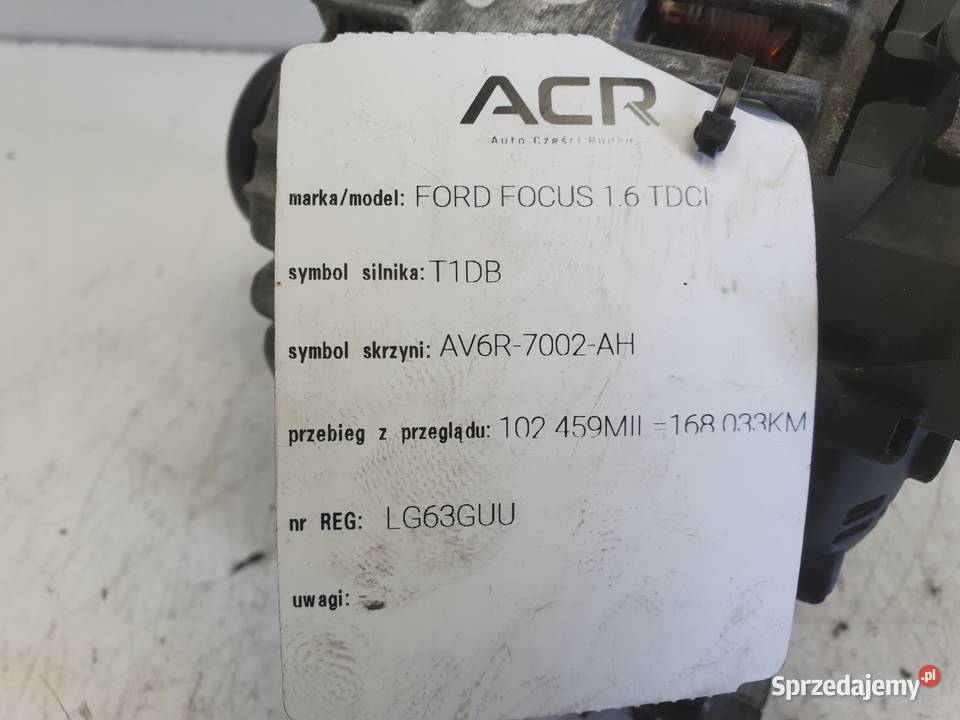Ford Focus III MK3 16 TDCI ALTERNATOR Janów