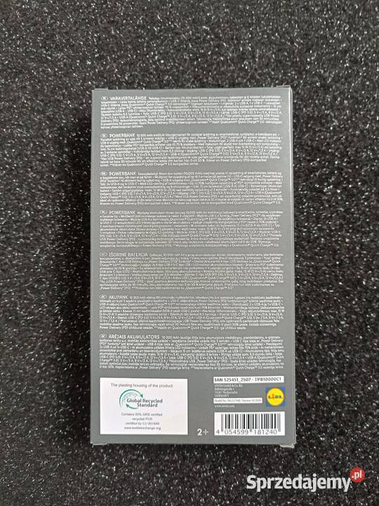 Powerbank 10000mAh szybkie ładowanie nowy biały sprzedam