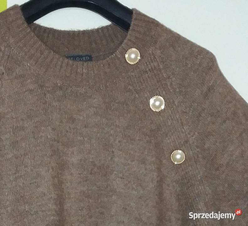 XL Beżowy przemiły sweter tunika Beloved śląskie Gliwice