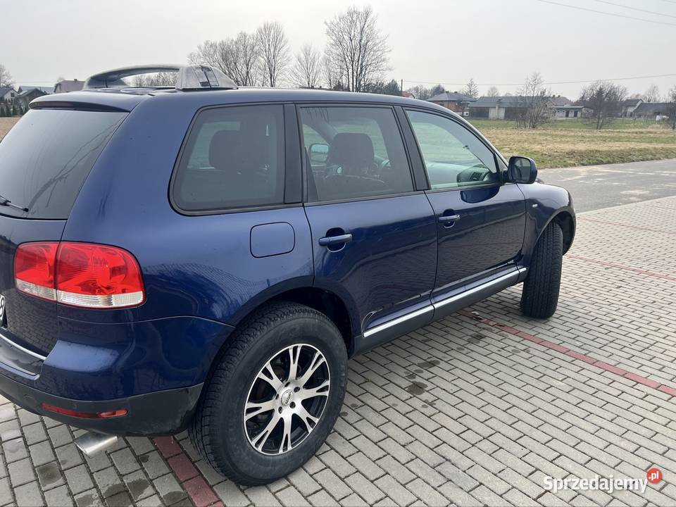 Sprzedam Volkswagen Touareg niebieski podkarpackie Stary Dzików